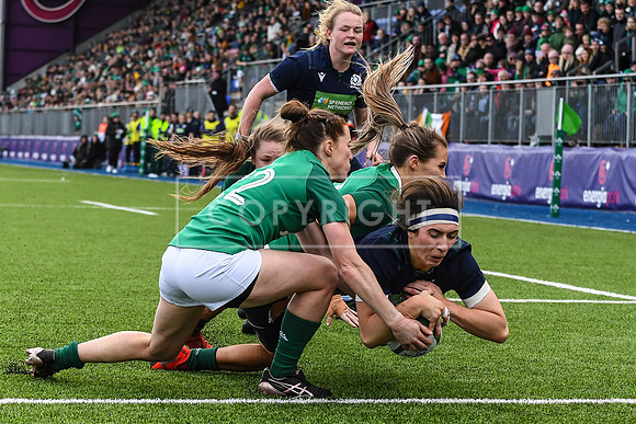 Ireland 18 Scotland 14; Womens 6N; Sunday 2nd February 2020