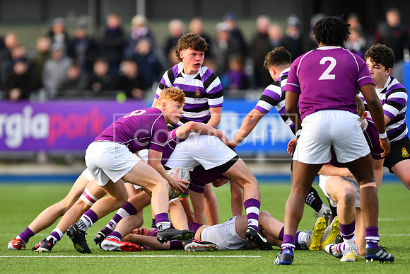 Clongowes' scrumhalf Tom Murtagh.