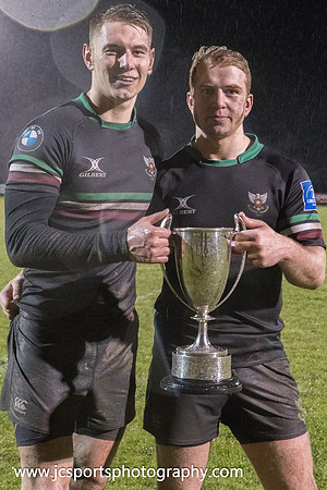 DLSP FC 41 Ashbourne Rugby 27; Thursday 4th April; Spencer Cup Final