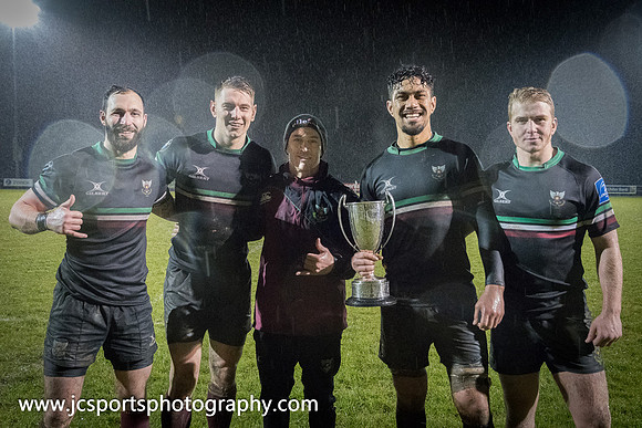 DLSP FC 41 Ashbourne Rugby 27; Thursday 4th April; Spencer Cup Final