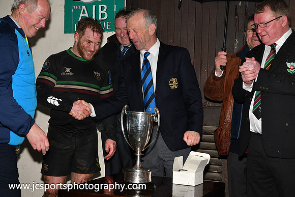 DLSP FC 41 Ashbourne Rugby 27; Thursday 4th April; Spencer Cup Final