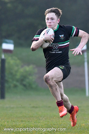 DLSP FC 18.5s 15 Coolmine RFC 18.5s 14; Thursday 18th April; Metro Cup Semi-Final
