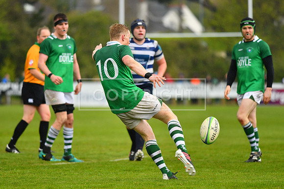 AIL 2B Promotion playoff. Greystones RFC v Blackrock College RFC. Saturday 30th April. Dr Hickey Park.
