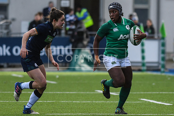 Ireland 18 Scotland 14; Womens 6N; Sunday 2nd February 2020