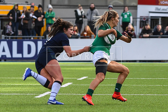 Ireland 18 Scotland 14; Womens 6N; Sunday 2nd February 2020