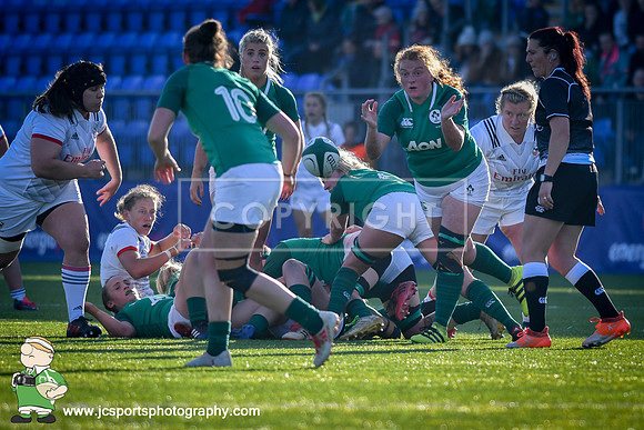 Ireland Women 10 USA Women 19; November 18th 2018; Womens Autumn Series