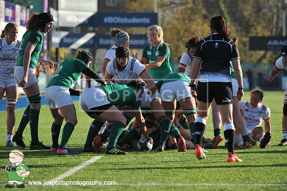 Ireland Women 10 USA Women 19; November 18th 2018; Womens Autumn Series