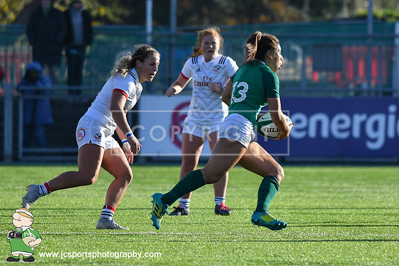 Ireland Women 10 USA Women 19; November 18th 2018; Womens Autumn Series