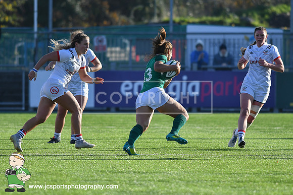 Ireland Women 10 USA Women 19; November 18th 2018; Womens Autumn Series