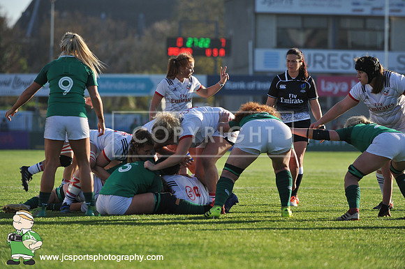 Ireland Women 10 USA Women 19; November 18th 2018; Womens Autumn Series