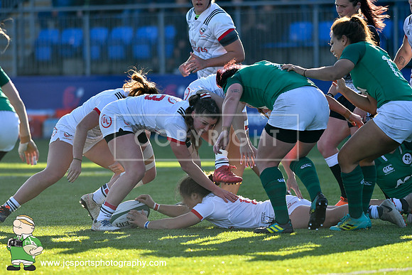 Ireland Women 10 USA Women 19; November 18th 2018; Womens Autumn Series