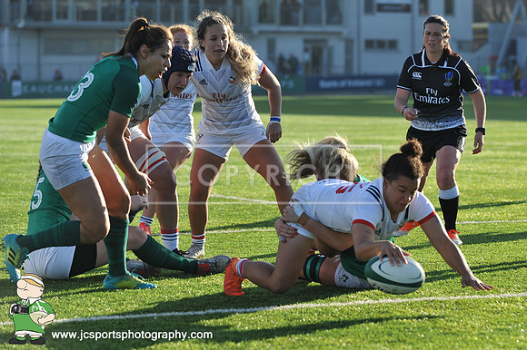Ireland Women 10 USA Women 19; November 18th 2018; Womens Autumn Series
