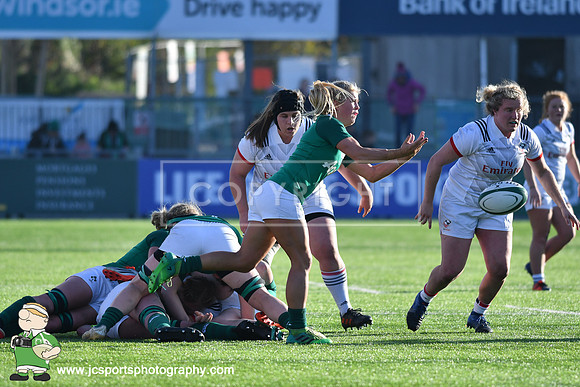 Ireland Women 10 USA Women 19; November 18th 2018; Womens Autumn Series