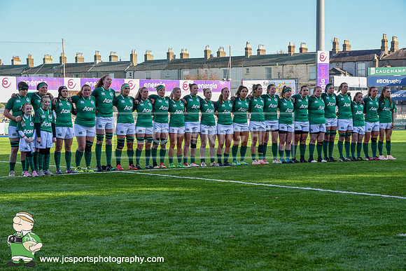 Ireland Women 10 USA Women 19; November 18th 2018; Womens Autumn Series