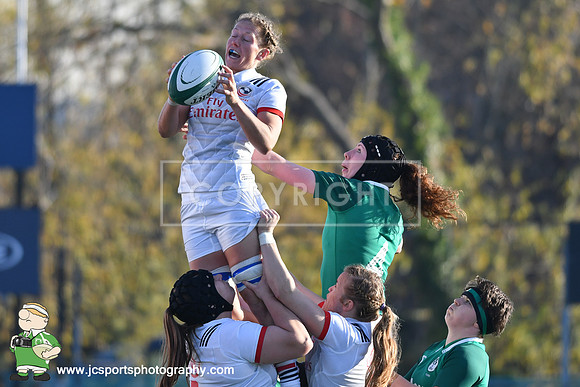 Ireland Women 10 USA Women 19; November 18th 2018; Womens Autumn Series