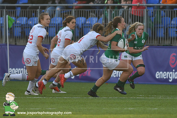 Ireland Women 10 USA Women 19; November 18th 2018; Womens Autumn Series