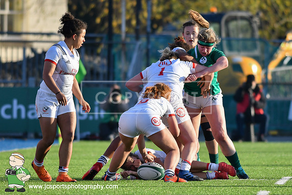 Ireland Women 10 USA Women 19; November 18th 2018; Womens Autumn Series