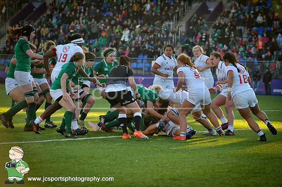 Ireland Women 10 USA Women 19; November 18th 2018; Womens Autumn Series