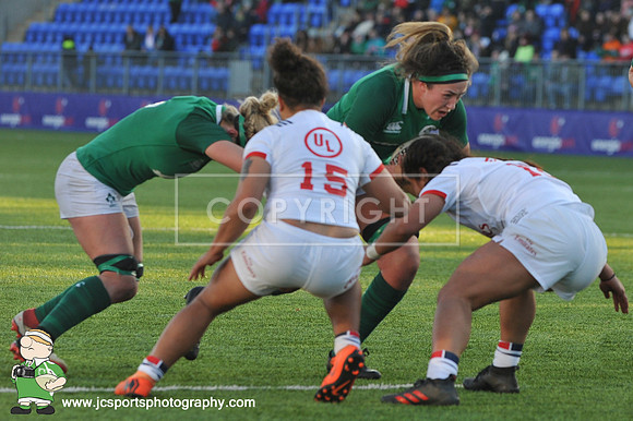 Ireland Women 10 USA Women 19; November 18th 2018; Womens Autumn Series