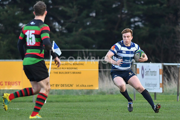 Blackrock College RFC 19 Highfield RFC 59; AIL 2A; Saturday 19th January