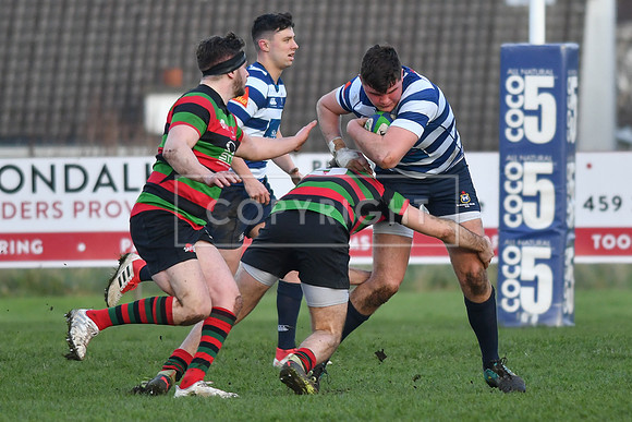 Blackrock College RFC 19 Highfield RFC 59; AIL 2A; Saturday 19th January