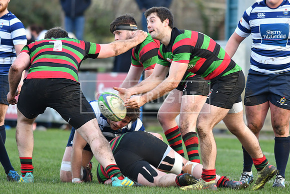 Blackrock College RFC 19 Highfield RFC 59; AIL 2A; Saturday 19th January