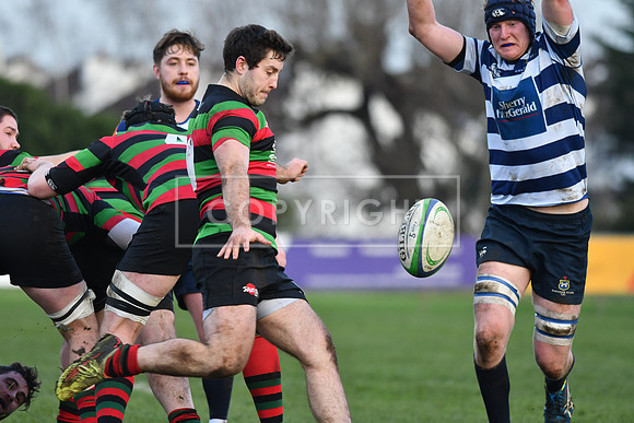 Blackrock College RFC 19 Highfield RFC 59; AIL 2A; Saturday 19th January