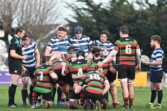 Blackrock College RFC 19 Highfield RFC 59; AIL 2A; Saturday 19th January