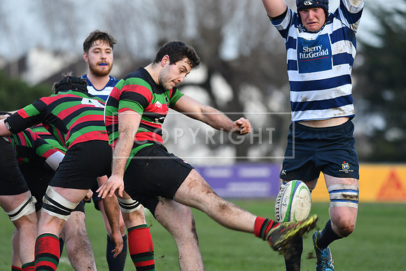 Blackrock College RFC 19 Highfield RFC 59; AIL 2A; Saturday 19th January