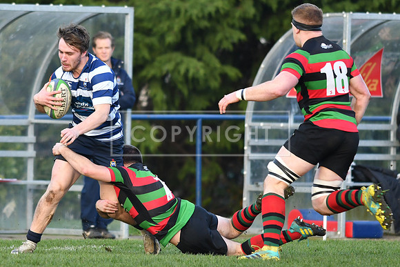 Blackrock College RFC 19 Highfield RFC 59; AIL 2A; Saturday 19th January