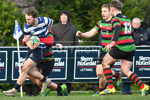 Blackrock College RFC 19 Highfield RFC 59; AIL 2A; Saturday 19th January