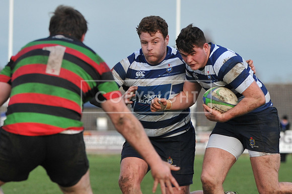 Blackrock College RFC 19 Highfield RFC 59; AIL 2A; Saturday 19th January