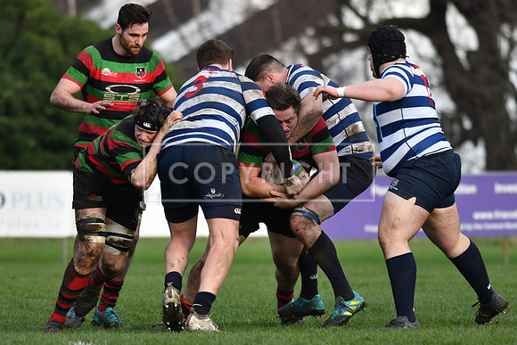 Blackrock College RFC 19 Highfield RFC 59; AIL 2A; Saturday 19th January