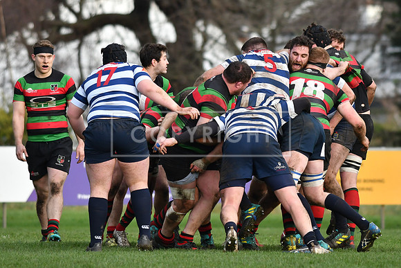 Blackrock College RFC 19 Highfield RFC 59; AIL 2A; Saturday 19th January