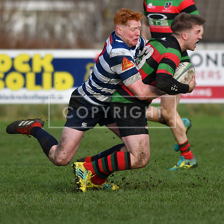 Blackrock College RFC 19 Highfield RFC 59; AIL 2A; Saturday 19th January