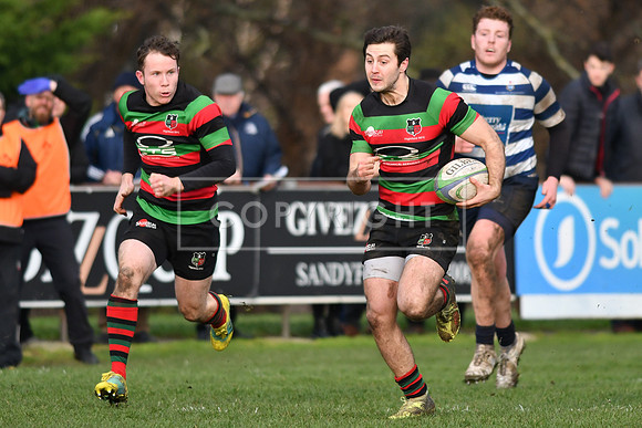 Blackrock College RFC 19 Highfield RFC 59; AIL 2A; Saturday 19th January