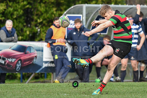 Blackrock College RFC 19 Highfield RFC 59; AIL 2A; Saturday 19th January