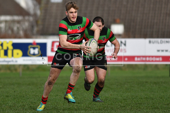 Blackrock College RFC 19 Highfield RFC 59; AIL 2A; Saturday 19th January