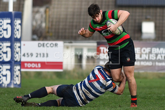 Blackrock College RFC 19 Highfield RFC 59; AIL 2A; Saturday 19th January
