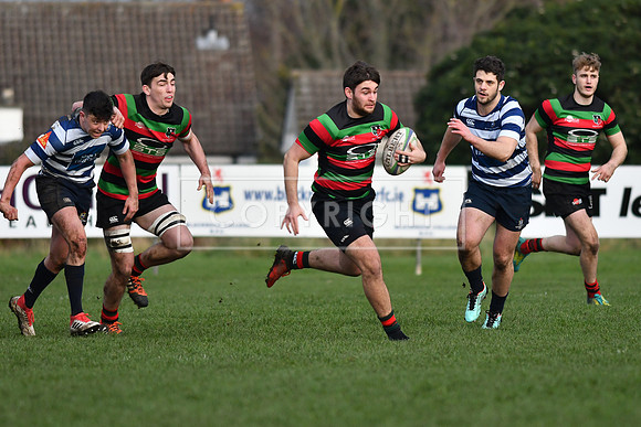 Blackrock College RFC 19 Highfield RFC 59; AIL 2A; Saturday 19th January