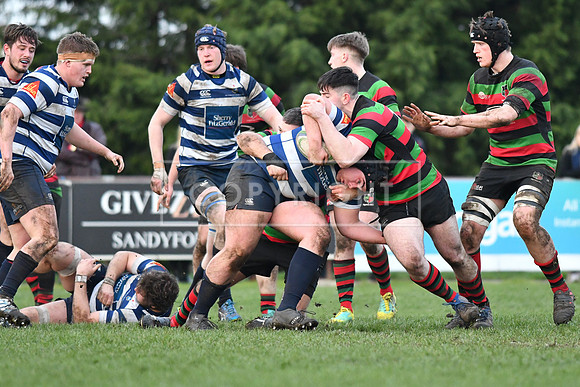 Blackrock College RFC 19 Highfield RFC 59; AIL 2A; Saturday 19th January