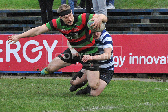Blackrock College RFC 19 Highfield RFC 59; AIL 2A; Saturday 19th January