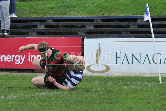 Blackrock College RFC 19 Highfield RFC 59; AIL 2A; Saturday 19th January