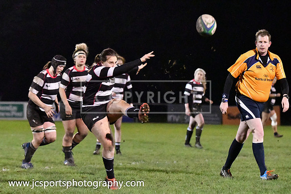 Old Belvedere RFC 5 Cooke RFC 0; January 26th 2019; Womens All Ireland League Round 10
