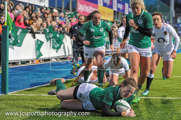 Ireland Women 7 England Women 51; February 1st 2019; Womens Six Nations