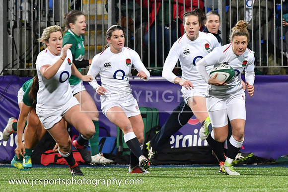 Ireland Women 7 England Women 51; February 1st 2019; Womens Six Nations