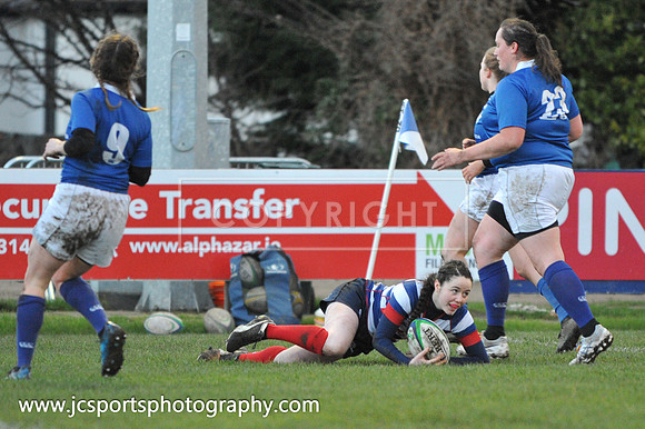 Blackrock RFC 48 St Marys RFC 0; February 9th 2019; Womens All Ireland League Round 11