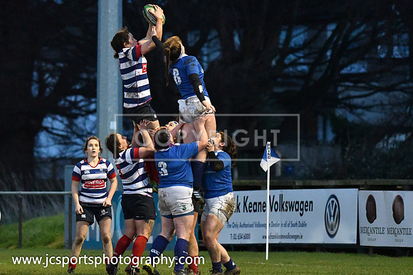 Blackrock RFC 48 St Marys RFC 0; February 9th 2019; Womens All Ireland League Round 11