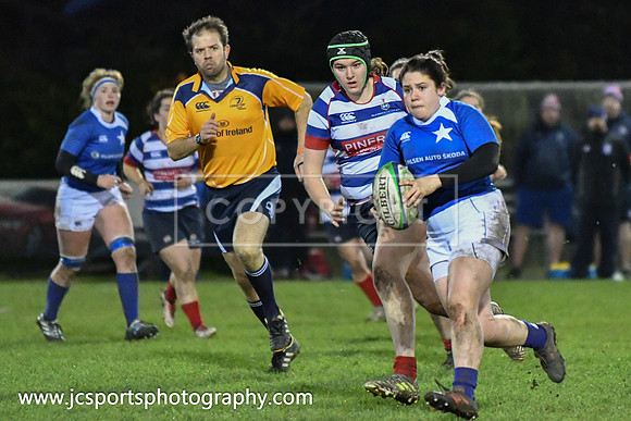 Blackrock RFC 48 St Marys RFC 0; February 9th 2019; Womens All Ireland League Round 11