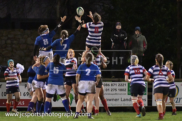 Blackrock RFC 48 St Marys RFC 0; February 9th 2019; Womens All Ireland League Round 11